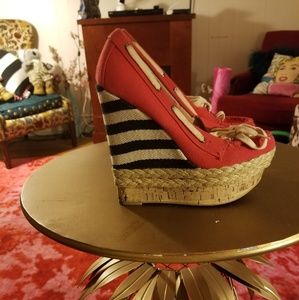 Nautical Penny loves Kenny platform wedges